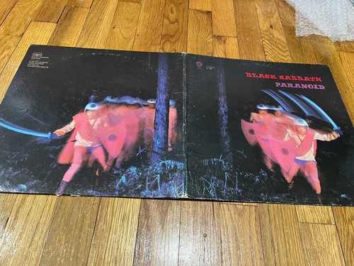 BLACK SABBATH Paranoid LP Orig Press Ozzy Iommi Green Label Gatefold COVER ONLY