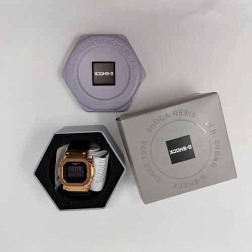 Casio G-Shock roségoldfarbene Harz Quarz Digitaluhr GMS5600PG-1 US-Bestand - Bild 2 von 14