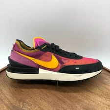Nike Waffle One Active Fuchsia University Gold Black Womens 8.5 Shoes DC2533-600
