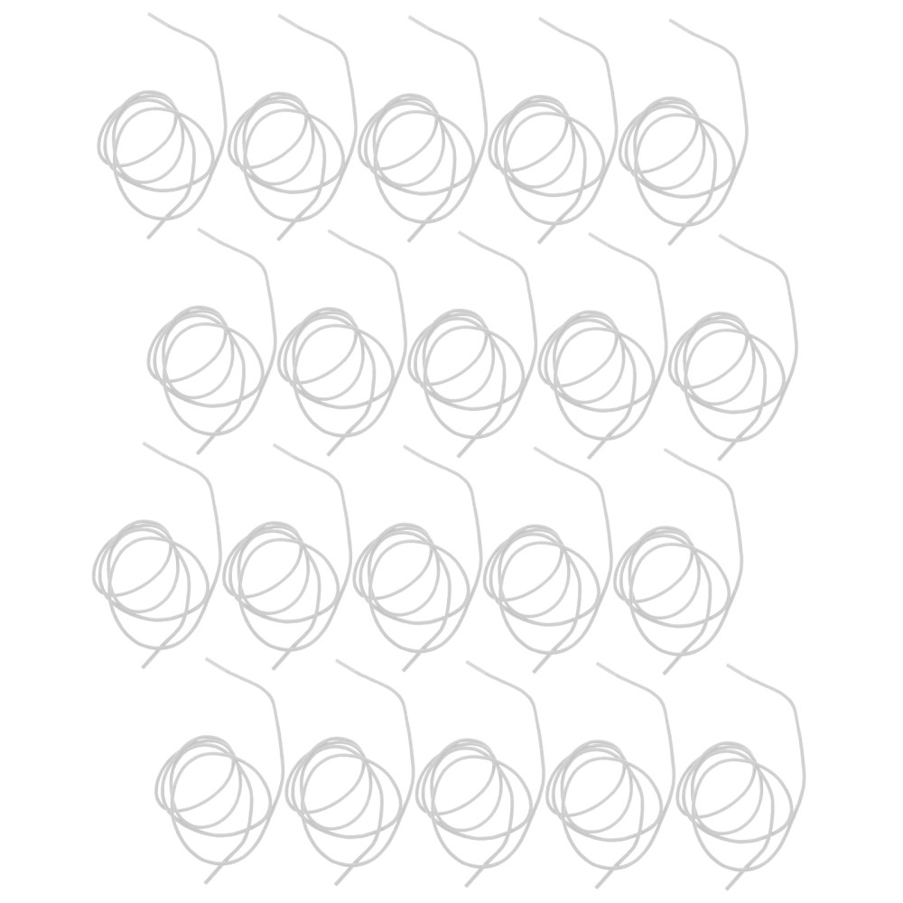 APL 10 paia di lacci tondi cerati alla moda per scarpe