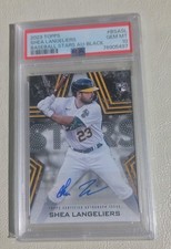 2023 Topps Shea Langeliers RC Baseball Stars Auto-Black Psa 10 /199