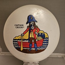 McDonald's Captain Crook Vintage 9 1/2" Flying Disc Frisbee Toys, See Pictures