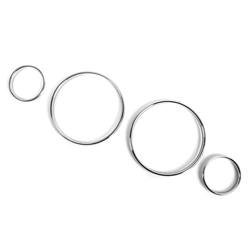 Speedometer Gauge Dial Rings Bezel Trim For BMW 5 7 Series E39 E38 M5 X5 E53 - Picture 3 of 8
