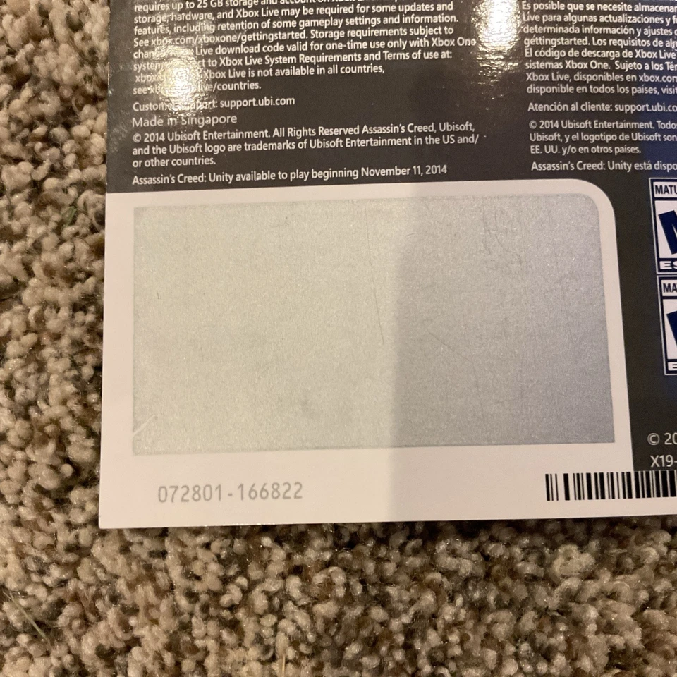 *GAMER BUNDLE* XBOX ONE ASSASSIN'S CREED IV BLACK FLAG & ASSASSIN'S CREED UNITY - Image 3 of 4