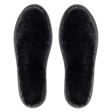 riemot Genuine Sheepskin EU 44: 11 US Men, 1 Pair Insoles: Black