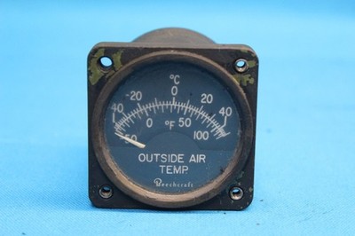 Beechcraft Air Temp. Gauge P/N: 22-295-02A (26036)