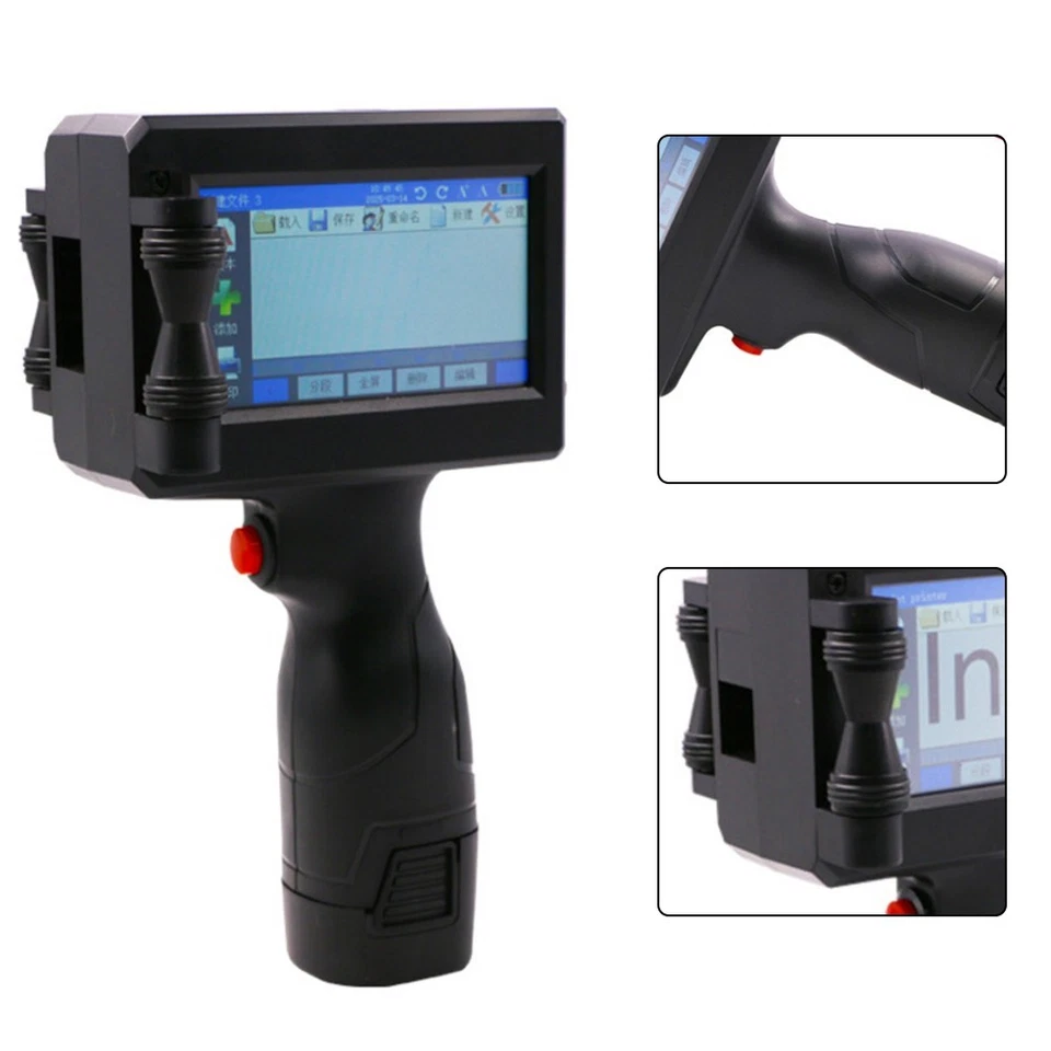 Handheld Inkjet Printer Portable with 12 7mm Nozzle for Warehouse Labeling - Image 2 of 4