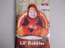 Lil' Gobbler Turkey Costume Newborn Baby's First Halloween / Thanksgiving Outfit