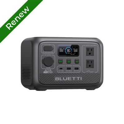 BLUETTI AC2A 300W 204Wh Portable Power Station Solar Generator for Outdoors