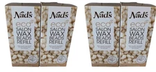 4X Nad's Women's Eco Salon Hard Bead Wax Refill with Tea Tree Oil 300g NEW 