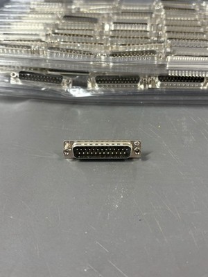 25x DB25 Male Connector 25 Pin D-Sub Solder Cup Panel Mount Lot