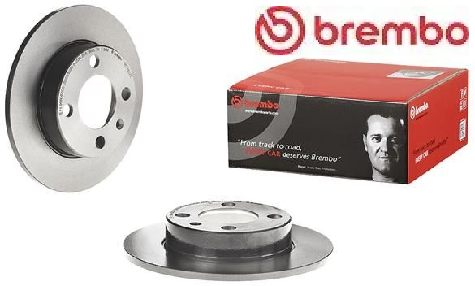 2x Bremsscheibe voll 08.7165.21 BREMBO für VW SEAT - Bild 5