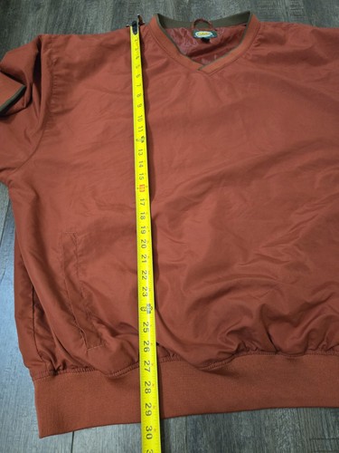 Vintage Cabelas Outdoor Gear Windcrest Windbreaker Green Label Red Size 2XL Tall - Picture 9 of 13