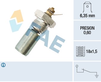 METZGER 0910047 Interruttore a pressione olio per SAAB