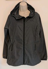 Image of BNWT Size 10 TOG24 Ladies Grey Lightweight Rain Jacket Coat Ref 25