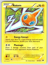 Rotom 24/124 Rare Fates Collide Pokemon LP