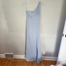 Reformation Evelyn Dress 6 Mineral Blue