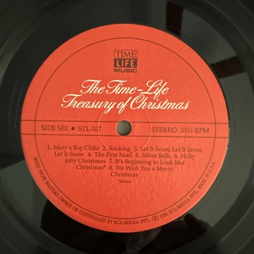 TIME LIFE: Treasury of Christmas 3LP Vinyl 1986 Box Set VG/VG - Picture 22 of 23
