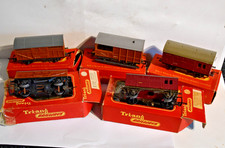 TRIANG R124 R123 R122  BR BRAKE VAN CATTLE HORSE BOX WAGONS 1960 JOB LOT