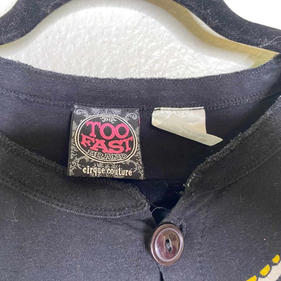 Too Fast Brand Apparel Long Johns Mono Esqueleto Día de Muertos Talla M Foto 3 de 4