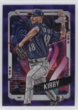 2024 Topps Cosmic Chrome Purple Nebula Refractor 61/150 George Kirby #92 11ch