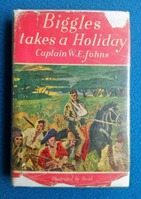 Biggles Takes a Holiday  -  1949    1st Edition   Hodder & Stoughton