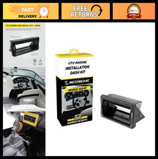 Universal Marine Radio Cover - Water Resistant Boat Dash Protector Shield, Singl