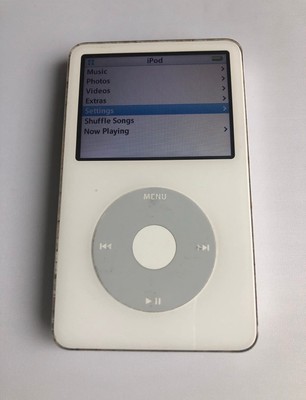 Apple iPod classic 5th Generation White (30GB) #6134 | eBay