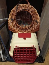 Katzen Transportboxen gebraucht 3 Stück plus Fressplatz