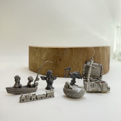 Vintage Pewter Miniatures Lot Spoontiques, Rawcliffe Boyd Perry & More - Picture 11 of 16