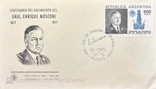 KV)1979 ARGENTINA, COMMEMORATIVE COVER FOR THE CENTENARY OF THE BIRTH OF GEN. EN