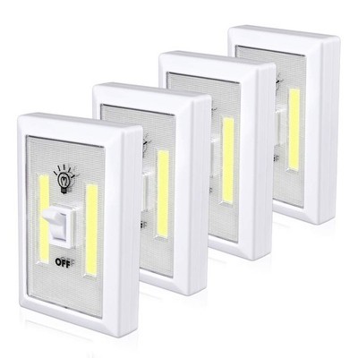 Closet Light Battery Operated Tap Light Super Bright Switchlight Stick On Light