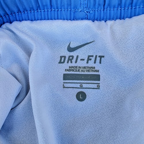 NIKE 455912 Youth Girls Size L (14-16) Blue Pink Running Shorts w lining tiempo - Picture 5 of 9