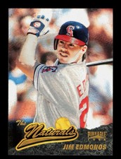 1996 Pinnacle #72 Jim Edmonds The Naturals Starburst Angels
