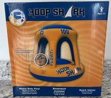 Hoop Shark Floating Pool Basketball Hoop - Size 5 Basketball Included - Vinyl