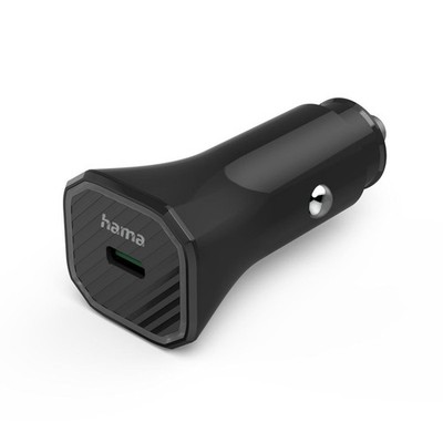 HAMA Auto-Ladegerät Eco USB-C, Power Delivery (PD)/Qualcomm 3.0, #1907577