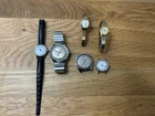 Vintage Timex marlin mechanical watch lot PARTS 1 Quartz