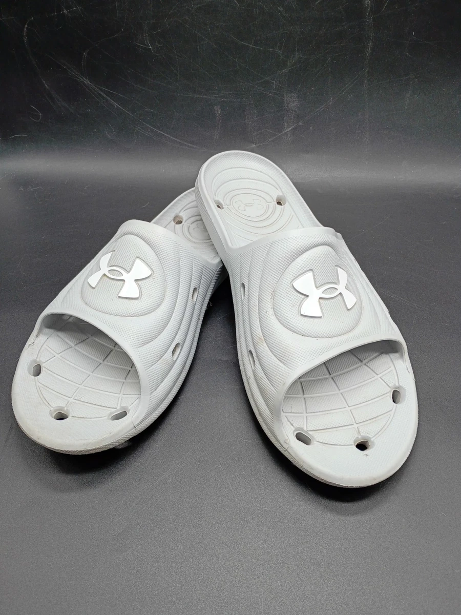 Under Armour Gray Slide Sandals for Men for sale | eBay display picture 1