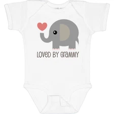 Inktastic Loved By Grammy Baby Bodysuit From Grandchild Grandson Granddaughter