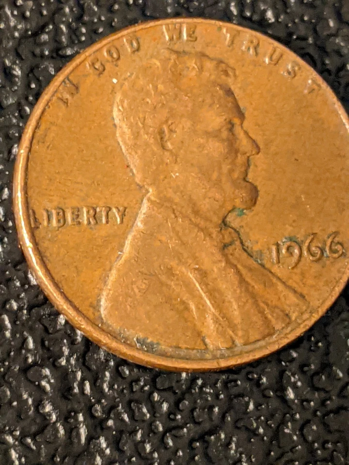 1966 Lincoln Penny - Error "L" On Edge, Rare! - Image 3 of 4