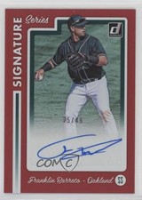 2017 Chronicles Donruss Signature Series Red 25/49 Franklin Barreto Auto 0c6