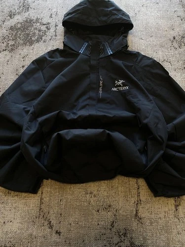 Arcteryx  Black Mens Windbreaker Jacket size Medium image 5