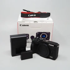 Canon EOS M6 Mark II Mirrorless Digital Camera (Body) - Black