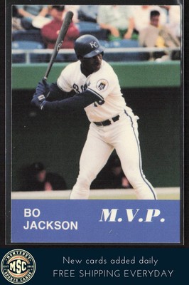 Bo Jackson 1990 M.V.P. Bo Jackson (unlicensed) #5 NM-MT+ Kansas City Royals