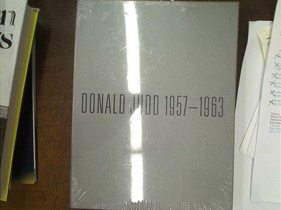 Donald Judd 1957-1963 : Paintings and Objects - BRAND NEW SEALED FREE SHIPPING
