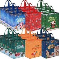 GeschenktüTen Weihnachten 18 StüCk 38X35X15Cm Wiederverwendbar Non Woven Mit