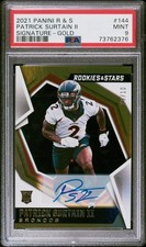 2021 Panini Rookies & Stars - Rookies Patrick Surtain II #144  Gold /10  (RC)