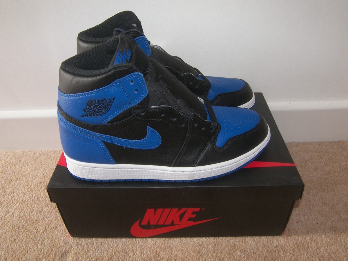 Nike AIR JORDAN RETRO HIGH OG 2017 ROYAL BLUE/BLACK  DEADSTOCK/NEW