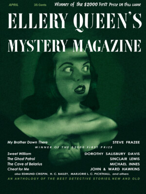 Ellery Queen's Mystery Magazine V21 No 113, April (1953) Canvas Art Poster 18x24