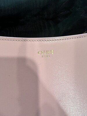 Celine Croque Bag In Shiny Calfskin Pink | eBay